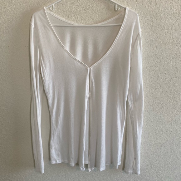 Lululemon White Long Sleeve - Picture 2 of 3